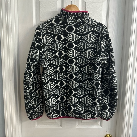 Patagonia Synchilla Sweatshirt Snap Neck Patterned Aztec Women’s Size Small - Picture 4 of 10